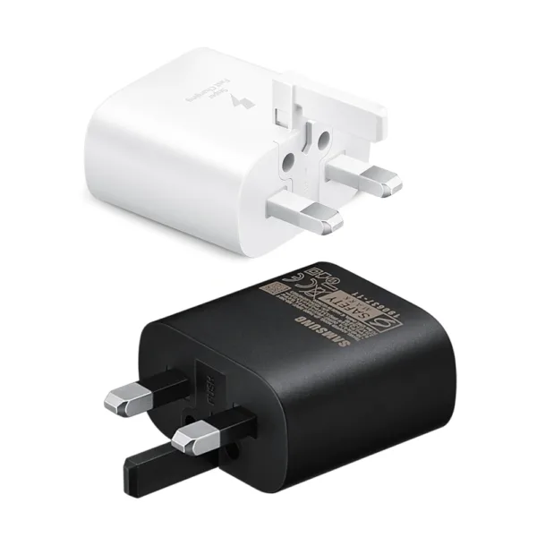 Genuine Samsung 25W USB-C Adapter (EP-TA800) – Super Fast Charging Wall Charger – White