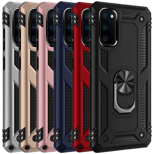 Samsung Galaxy A02 Case (A022F) – Slim Shockproof Ring Armor Stand Protective Cover